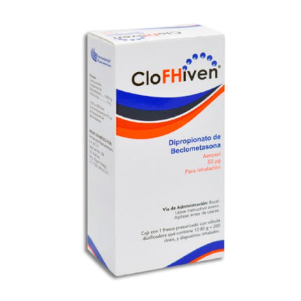 Clofhiven (Beclometasona) Aerosol 50 Ug para Inhalación