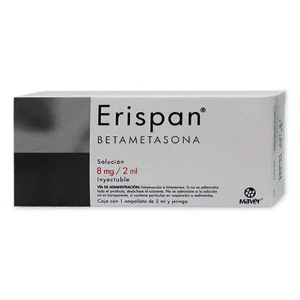 Erispan (Betametasona) 8 mg/2 ml 1 Ampolleta Inyectable