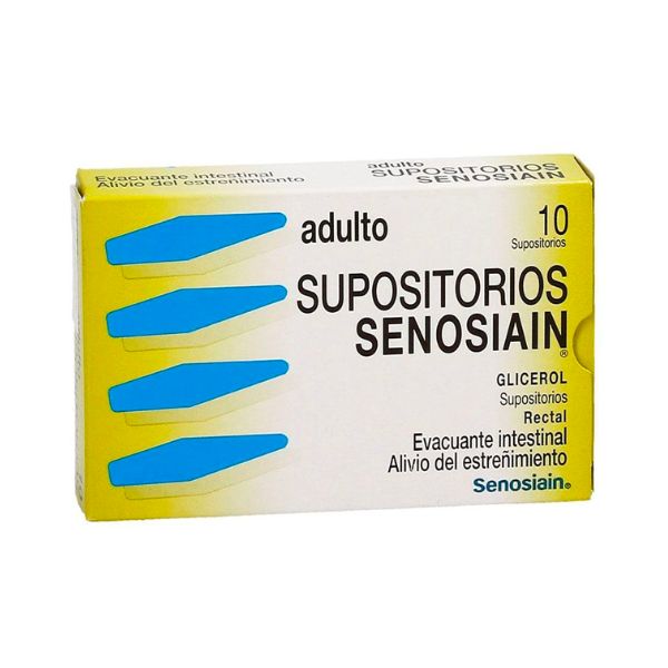 Precio Senosian adulto con 10 supositorios