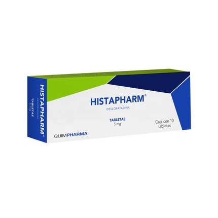 Histapharm Desloratadina 5 mg Caja con 10 Tabletas