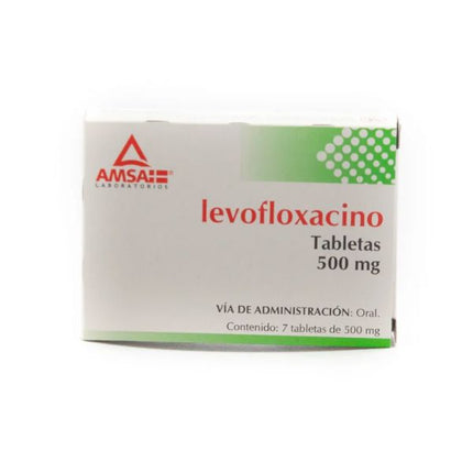 Uniquin (Levofloxacino) 500 mg Caja con 7 Tabletas