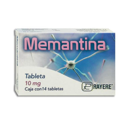 Memantina 10 mg Caja con 14 Tabletas