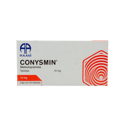 Conysmin (Metoclopramida) 10 mg Caja con 20 Tabletas