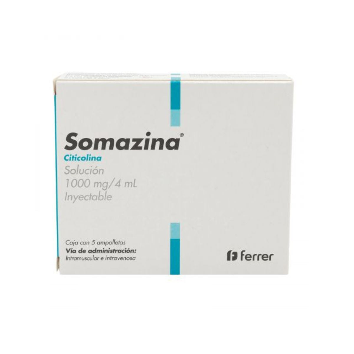 Somazina (Citicolina) 1000 Mg Caja Con 5 Ámpulas Inyectables – Farmacia ...