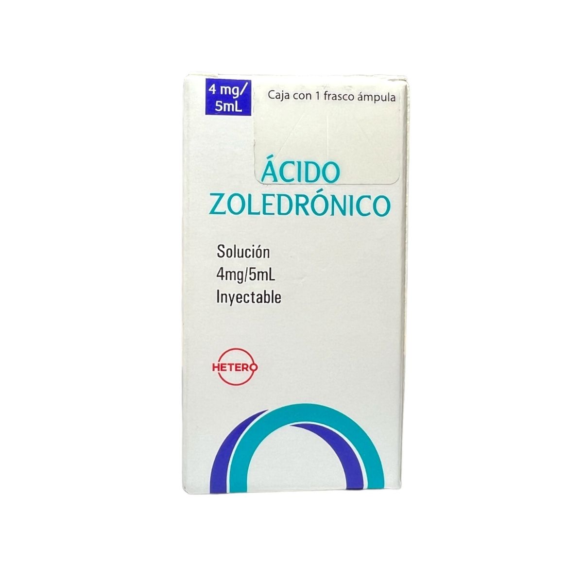Ácido Zolendrónico 4 mg / 5 mL Hetero