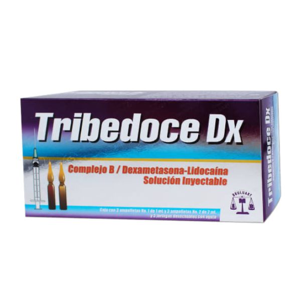 Tribedoce DX (Complejo B / Dexametasona / Lidocaína) Inyectable ...