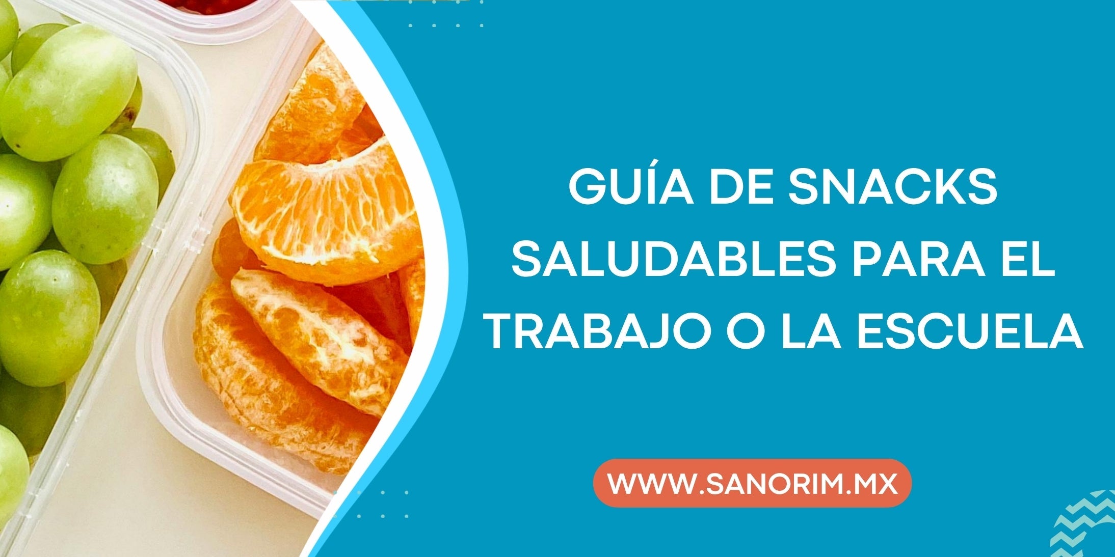 Guía de snacks saludables para el trabajo o la escuela: Opciones con buena densidad nutrimental sin cocinar horas
