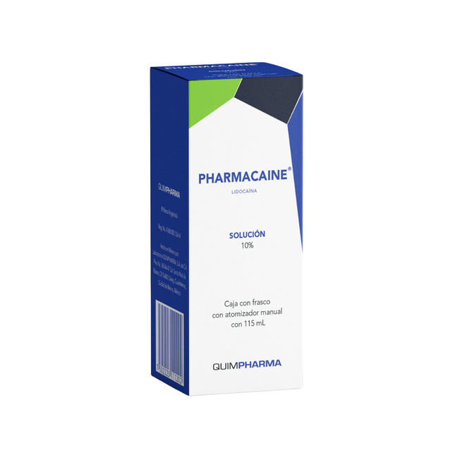 Pharmacaine (Lidocaina) Solucion 10% Frasco 115 mL