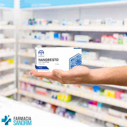 Nandresto (Escitalopram) 10 mg Caja con 28 Tabletas