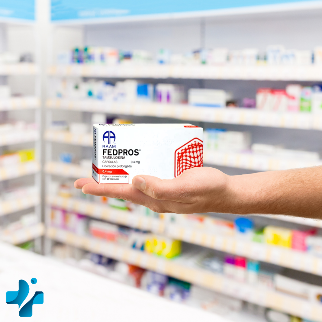Fedpros (Tamsulosina) 0.4 mg Caja con 20 Cápsulas – Farmacia Sanorim