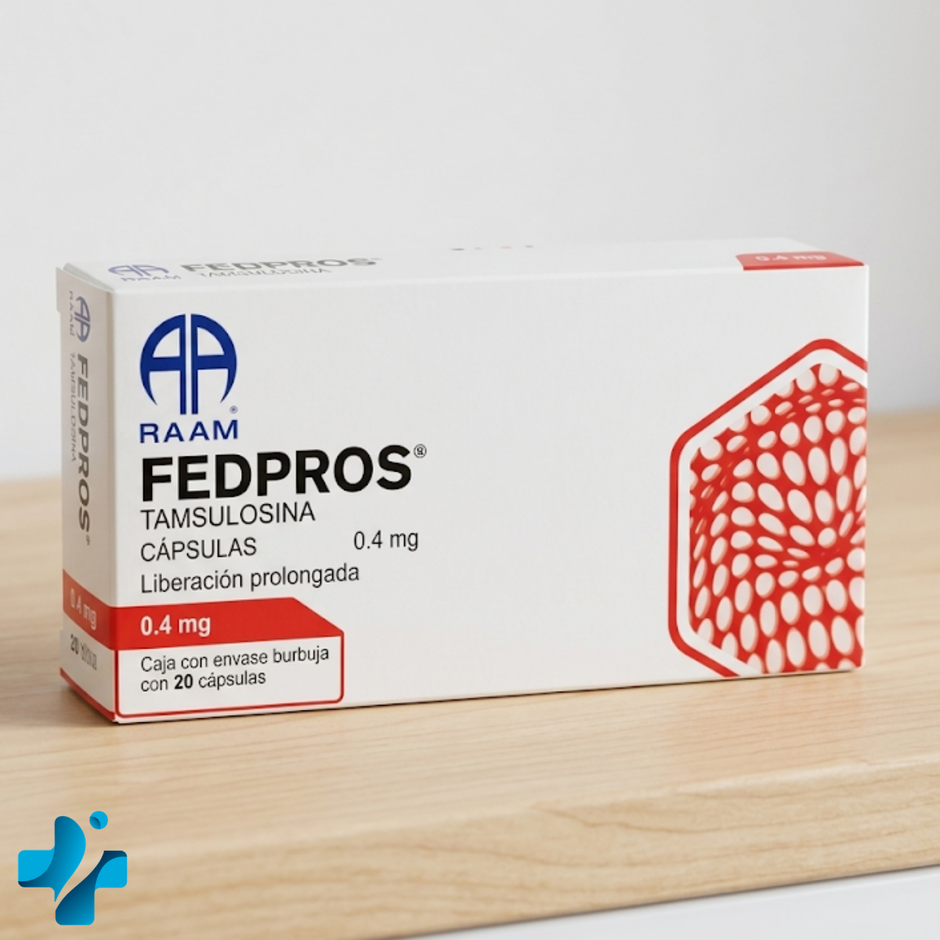 Fedpros (Tamsulosina) 0.4 mg Caja con 20 Cápsulas – Farmacia Sanorim