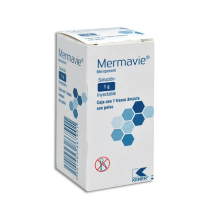 Mermavie (Meropenem) 1 g frasco ámpula Laboratorios Kenner