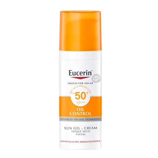 Protector Solar Eucerin Sun Gel Oil Control FPS 50+ Toque Seco 50 ml