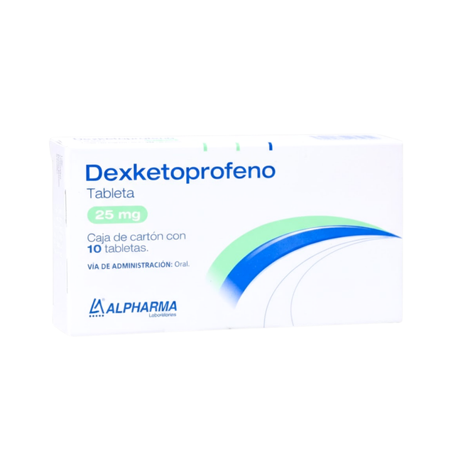 Dexketoprofeno 25mg Caja con 10 Tabletas