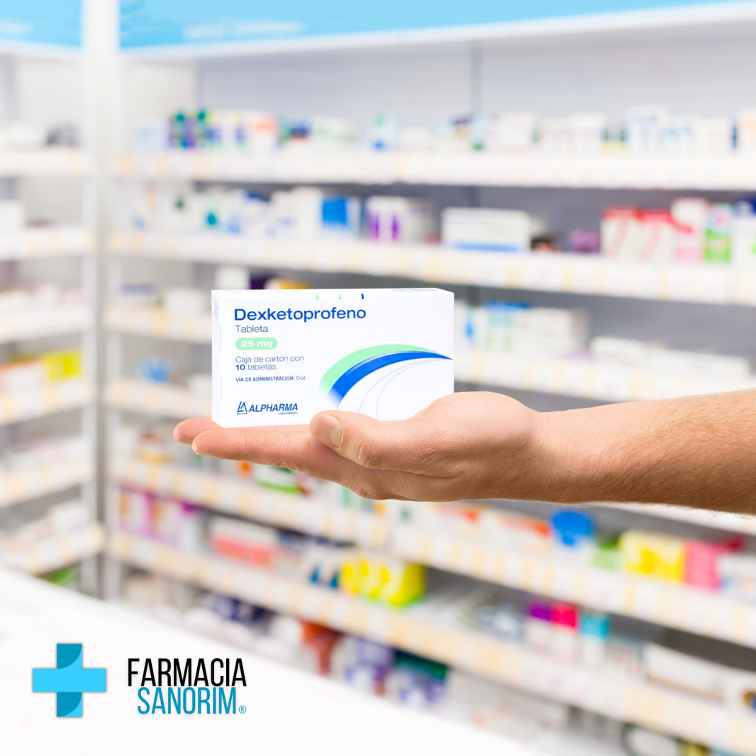 Dexketoprofeno 25mg Caja con 10 Tabletas – Farmacia Sanorim