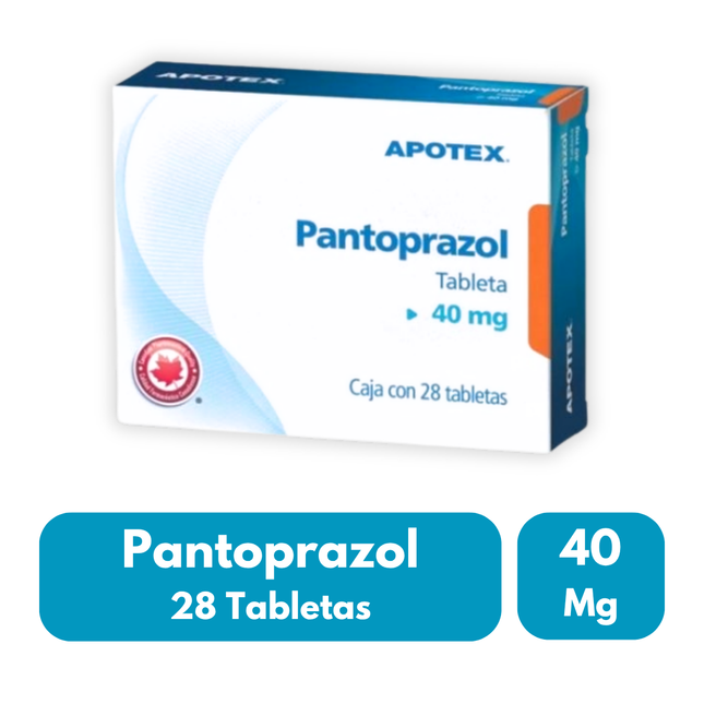 Pantoprazol 40mg Caja con 28 Tabletas Apotex