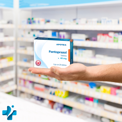 Pantoprazol 40mg Caja con 28 Tabletas Apotex