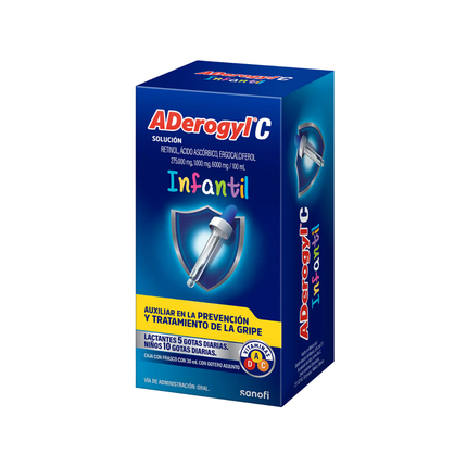 ADerogyl-C Infantil (Vitaminas ACD) Frasco Gotero con 30ml