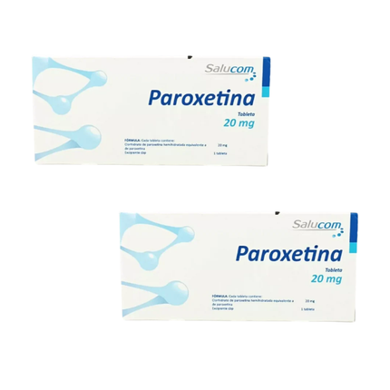 Paroxetina 20 mg Caja con 10 Tabletas