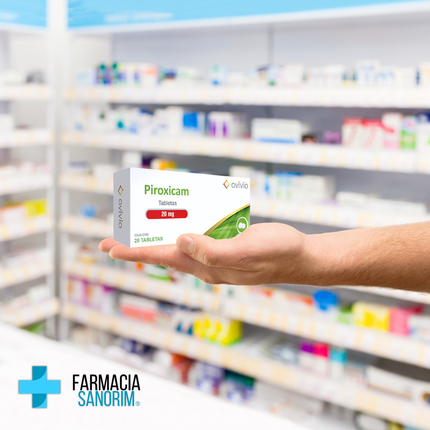 Piroxicam 20 mg Caja con 20 Tabletas