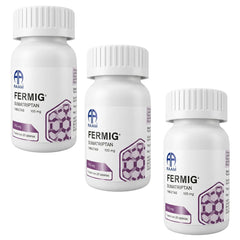 Fermig (Sumatriptan) 100 mg Frasco con 20 Tabletas – Farmacia Sanorim