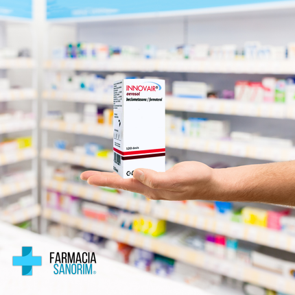 Innovair (Beclometasona/Formoterol) 100mcg/6mcg para inhalación 120 dosis