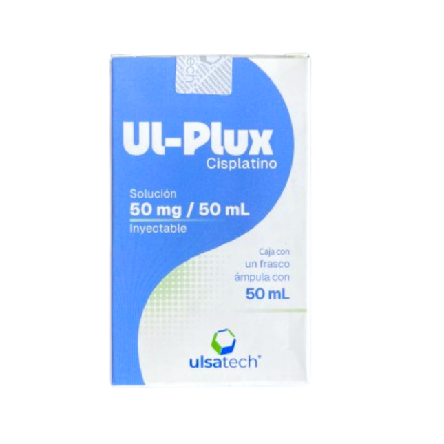 Cisplatino 50mg Frasco Ampula de 50 mL inyectable Ul-plux