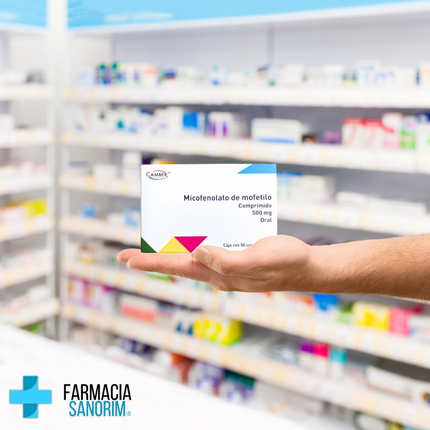 Micofenolato de mofetilo 500mg Caja con 50 Comprimidos Camber Pharma