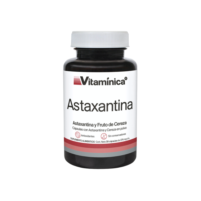 Astaxantina 20 mg Caja con 30 Cápsulas