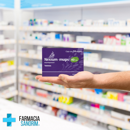 Esomeprazol 40mg Nexium-mups Caja con 14 Tabletas