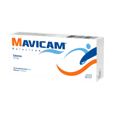 Mavicam (Meloxicam) 15mg Caja con 10 Tabletas