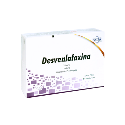 Desvenlafaxina 100 mg Liberación Prolongada Caja C/28 Tabletas Ultra