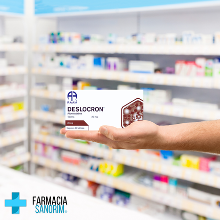 Deslocron (Atorvastatina) 20mg Caja con 30 Tabletas