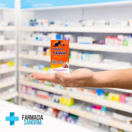 Motrin Pediátrico (Ibuprofeno) 40 mg / 1 mL Caja con Frasco con 15 mL