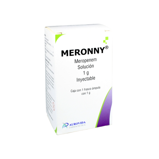 Meronny (Meropenem ) 1g solución Inyectable
