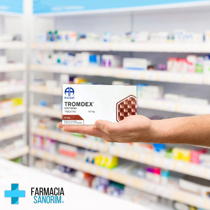Tromdex (Ezetimiba) 10 mg Caja con 30 Tabletas