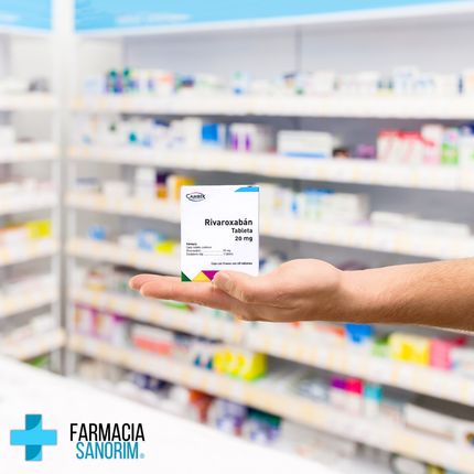 Rivaroxabán 20 mg Caja Con 28 Tabletas Camber Pharma