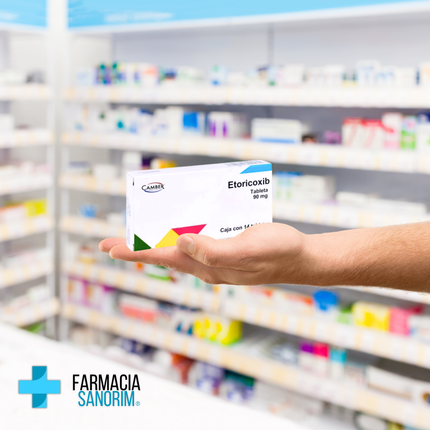 Etoricoxib 90 mg Caja con 14 Tabletas
