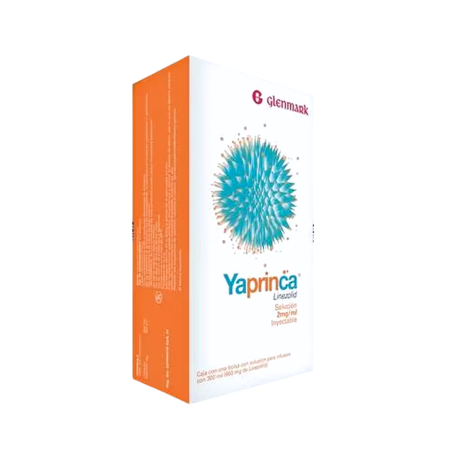 Yaprinca 600 mg  (Linezolid) 2 mg/ mL Solucion Inyectable