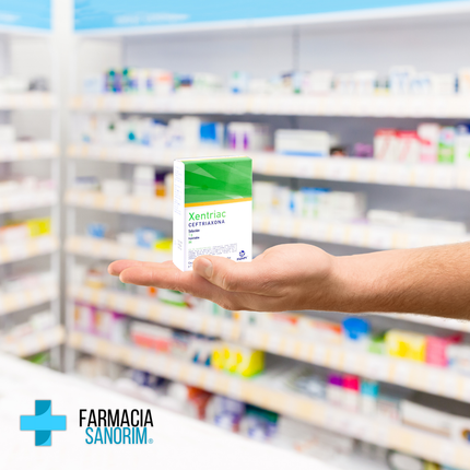 Xentriac (Ceftriaxona) 1 g Caja con 1 Ampolleta con Diluyente Intramuscular