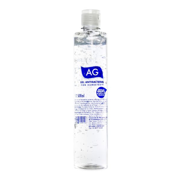 Ag Gel Antiseptico 75% Alcohol 500 ml