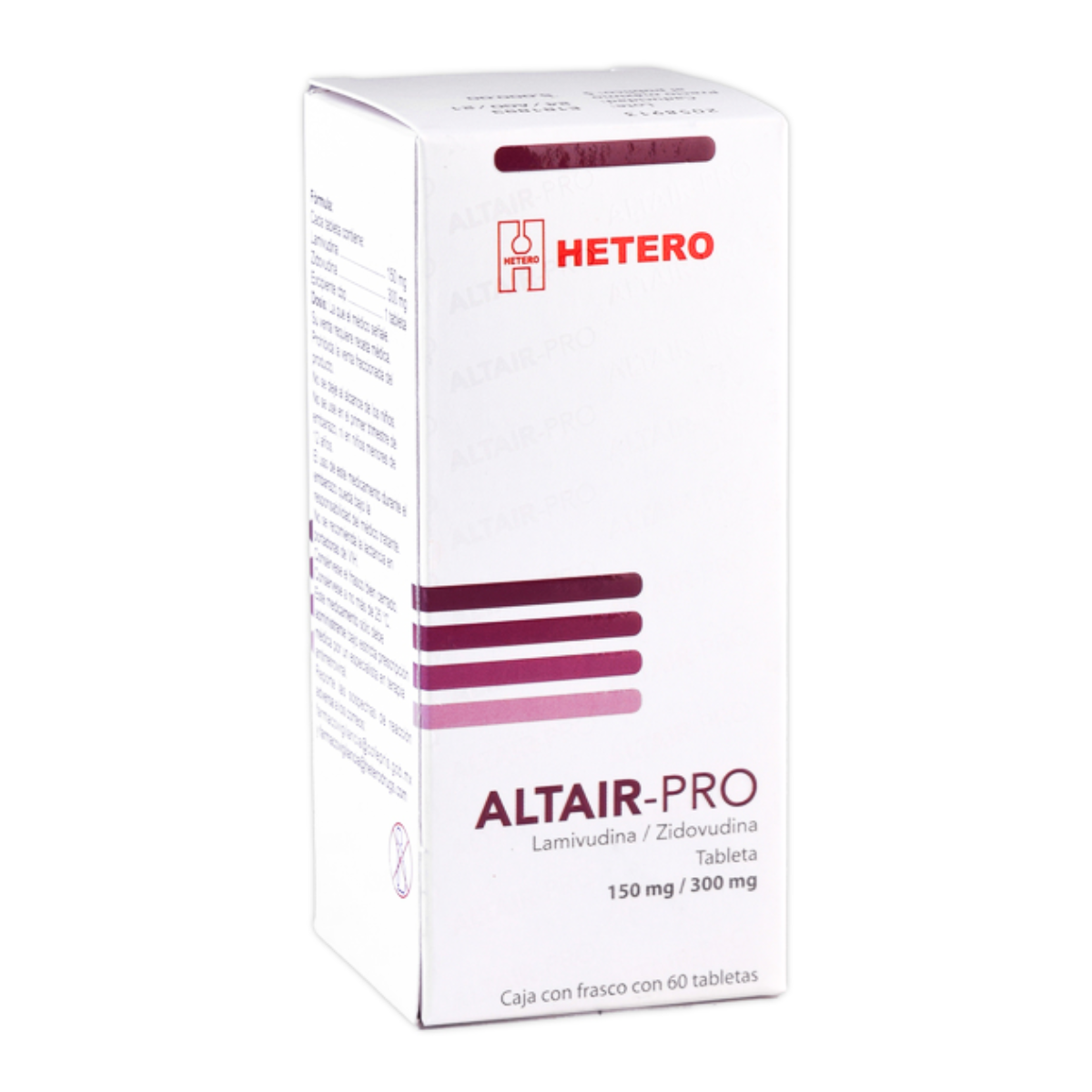 Altair Pro (Lamivudina Zidovudina) Frasco con 60 Tabletas