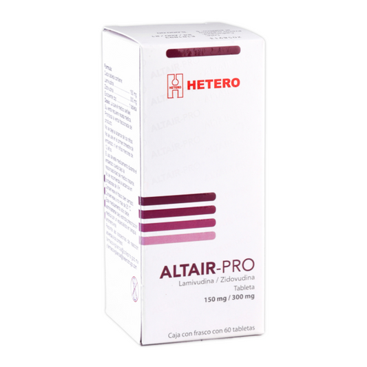 Altair Pro (Lamivudina Zidovudina) Frasco con 60 Tabletas