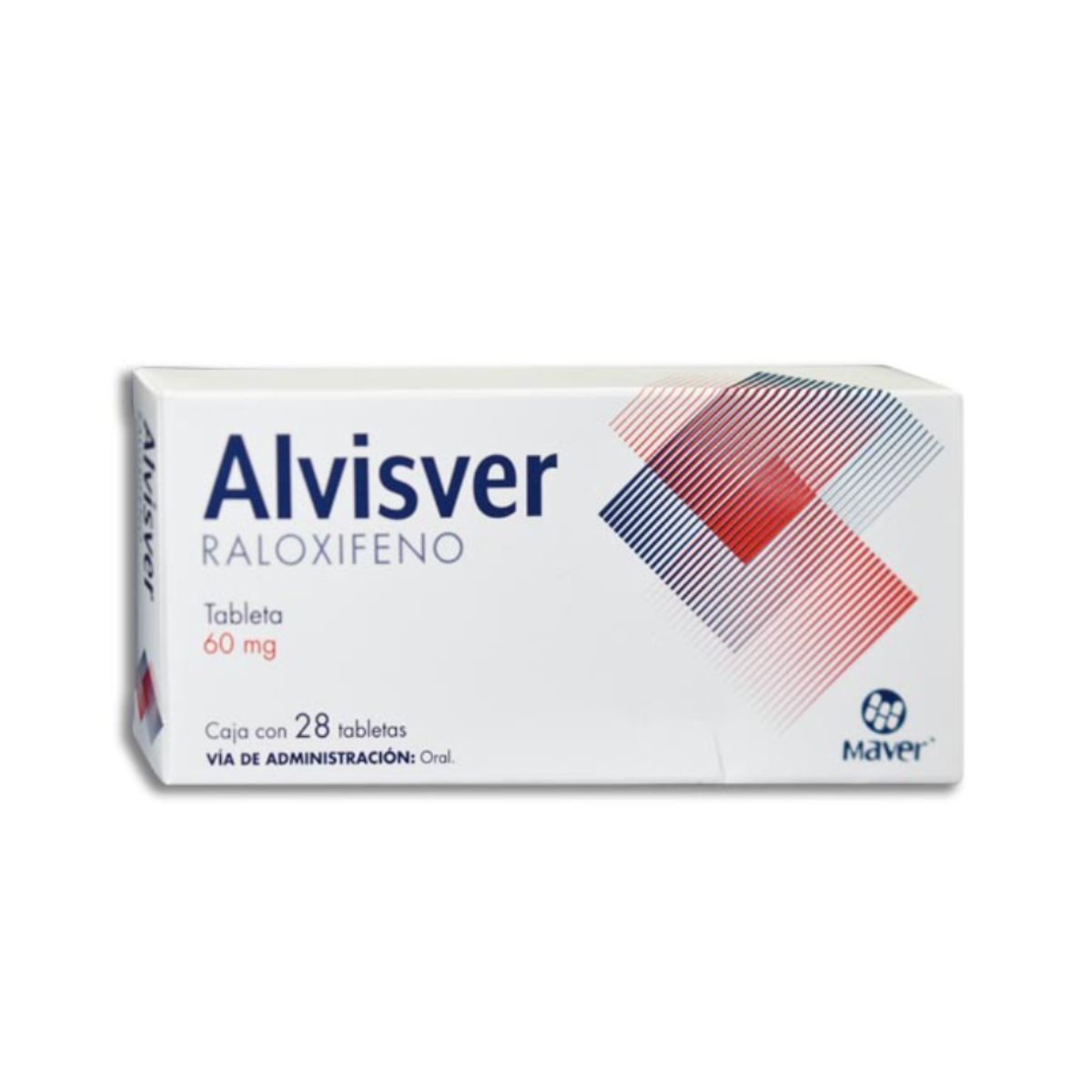 Alvister (Raloxifeno) 60 mg Caja con 28 Tabletas