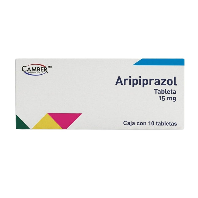 Aripiprazol 15 mg Caja con 10 Tabletas