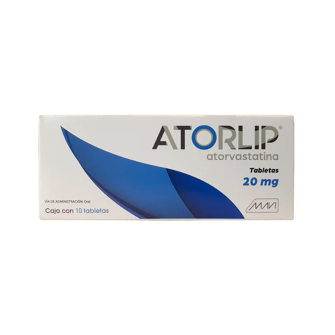 Atorlip Atorvastatina 20 mg Caja con 10 Tabletas – Farmacia Sanorim