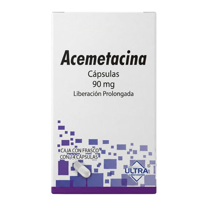 Acemetacina 90 mg Caja con 14 Cápsulas