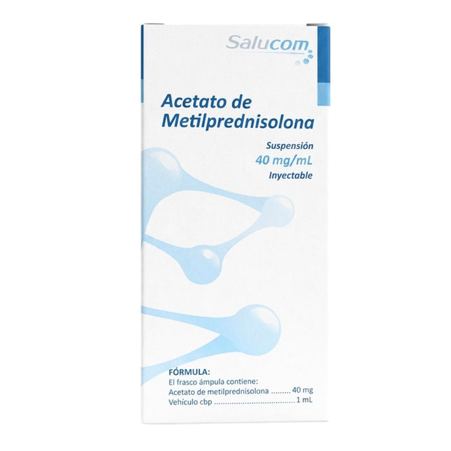 Acetato de Metilprednisolona 40 mg Inyectable Frasco Ámpula