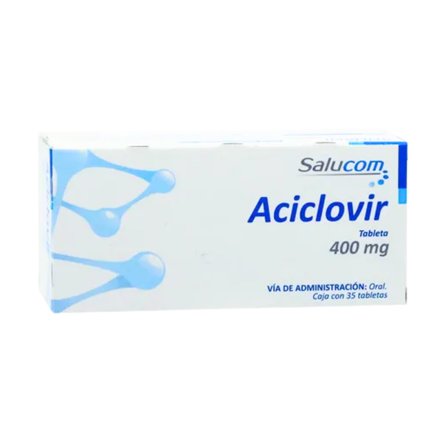 Aciclovir 400 mg Caja con 35 Tabletas