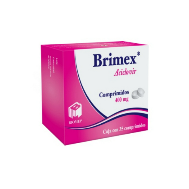 Brimex Aciclovir 400 mg Caja con 35 Comprimidos Biomep